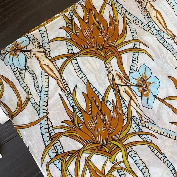 Last 2‼️NWT Tory Burch Women's Climbing Palms Square Scarf 144936 - Picture 5 of 9